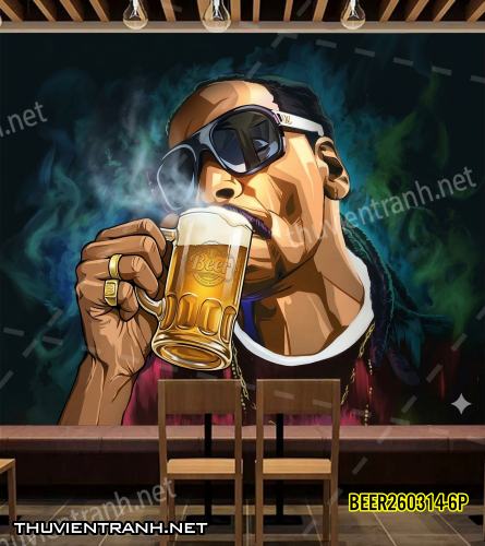 Tranh dán tường Quán Bia, Quán Nhậu- BEER260314-6P - Tranh tường liên quan